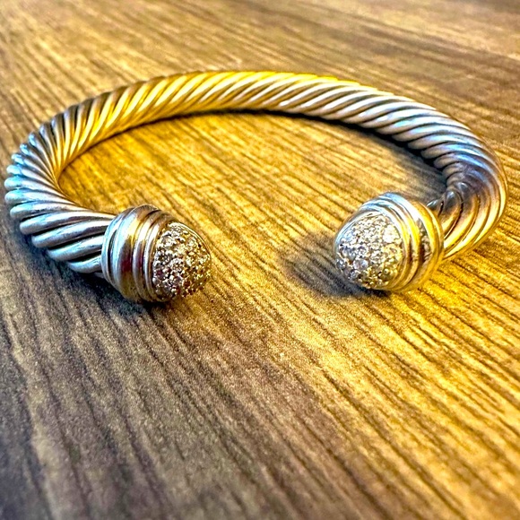 WOW POSHMARK - Authentic David Yurman Diamond & Sterling Silver Bracelet - Picture 4 of 16